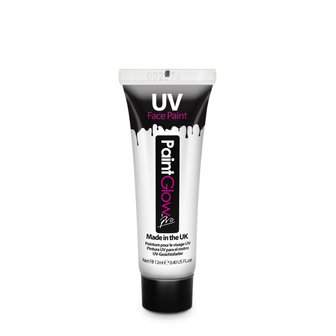 Peinture corps et visage UV Paintglow en tubes 10 x 13 ml