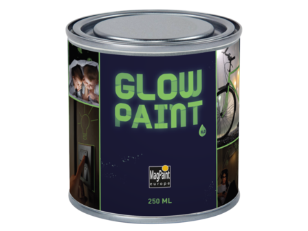 Peinture murale / matière Glow in the Dark