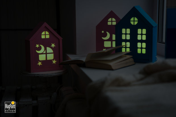 Peinture murale / matière Glow in the Dark